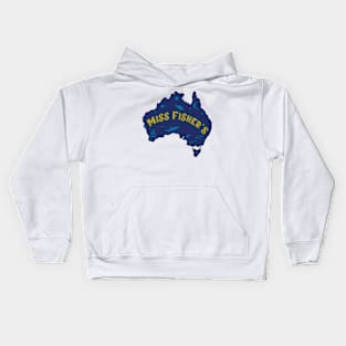 AUSSIE MAP MISS FISHER'S Kids Hoodie